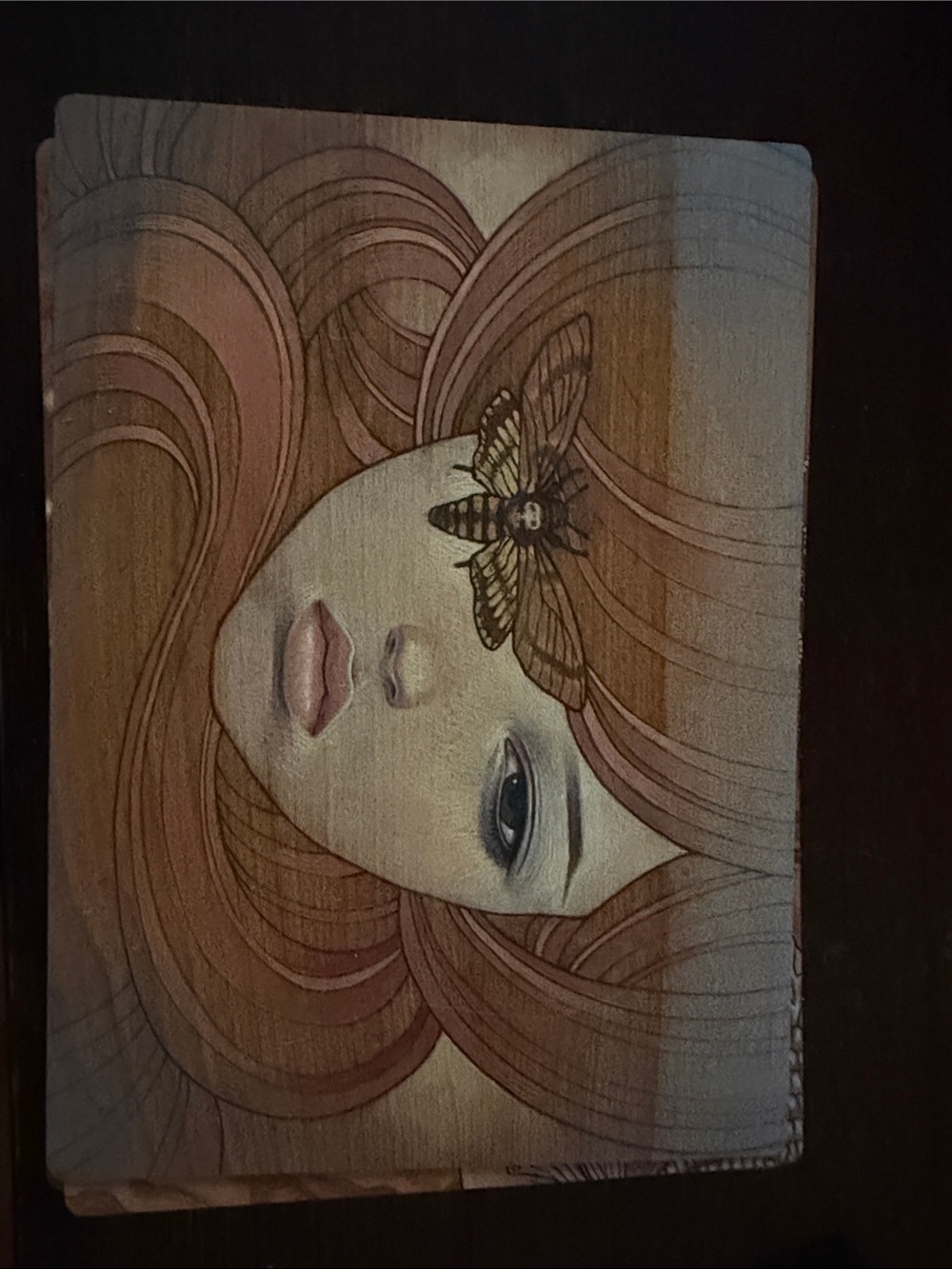 Wood Grain Portrait Wall Art Prints Audrey Kawasaki